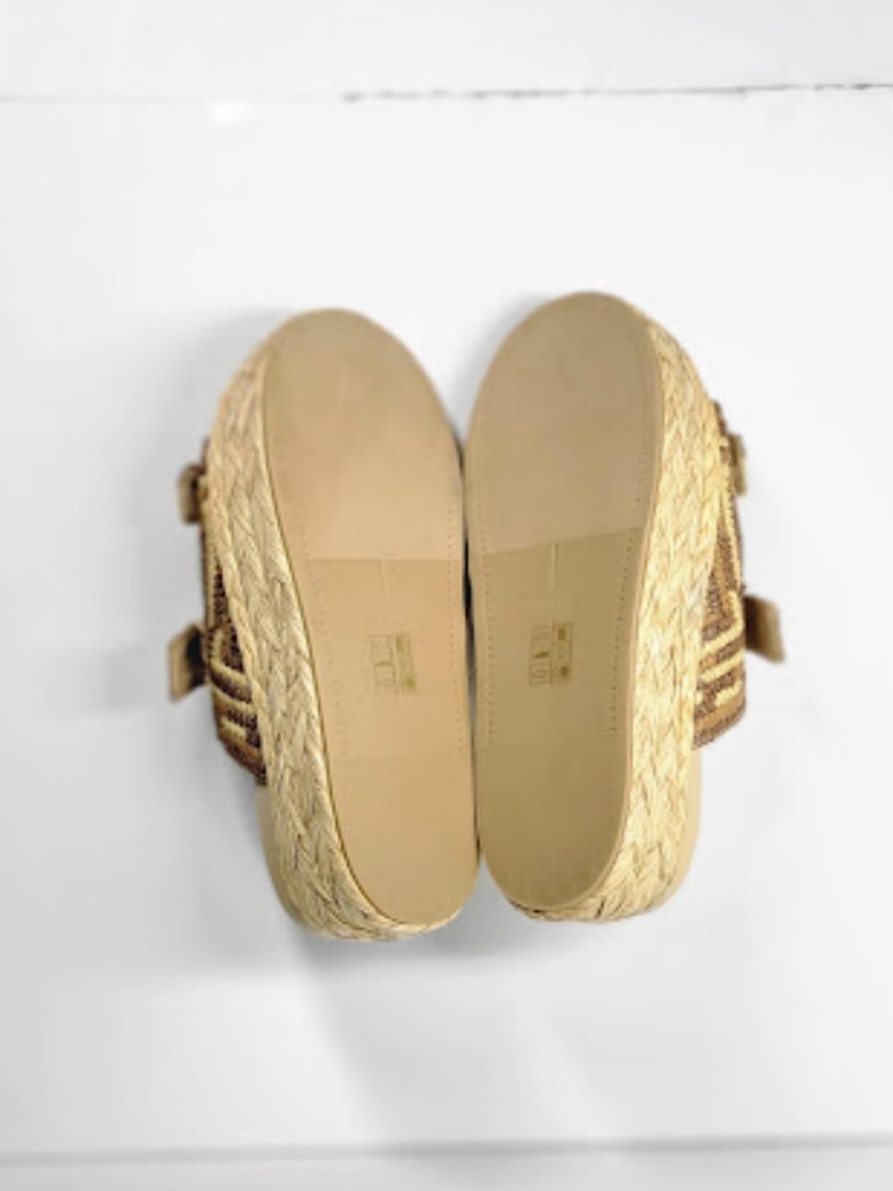 DOLCE VITA Falyn Platform Raffia Woven Double Buckle Sandals Women’s Sz 10 NWOB - Picture 7 of 8